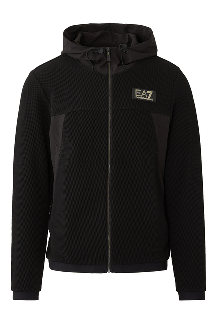 EA7 Gold Series Hooded Jacket
